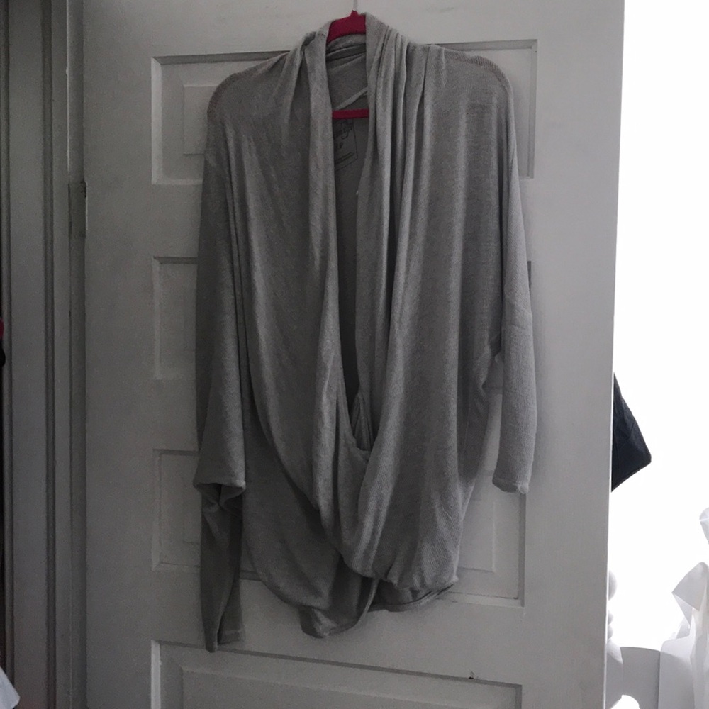 Free People Plunge Neck Sweater